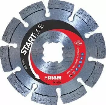 DIAM INDUSTRIES Disque Diamant Professionnel 450 mm x 25 mm Mixte