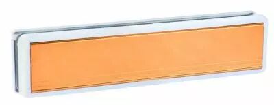 Entre de boite aux lettres polyamide avec volet aluminium