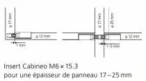 Cabineo inserts