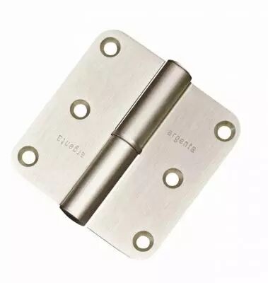 Paumelles diverses aluminium - Lame ferme - bouts arrondis