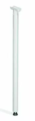 Pied escamotable pour barre d'appui rabattable