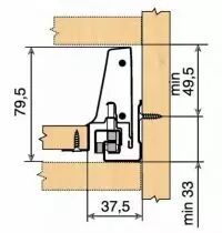 Kit intivo hauteur N : 82,5 mm