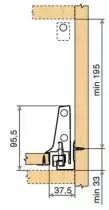 Tiroir complet mont standard Blum - antaro - TIP-ON