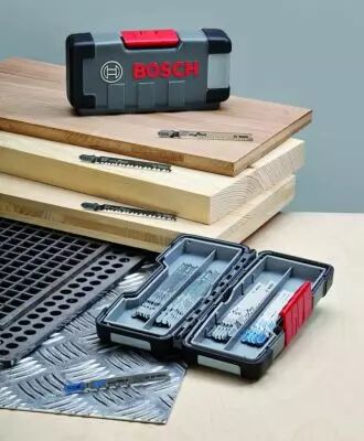 Coffret 40 lames de scie sauteuse - bois / mtal
