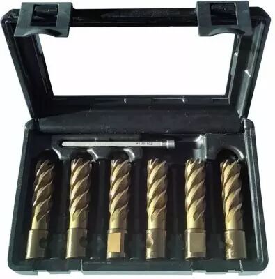 Coffret de 6 fraises  carotter Weldon + jecteur