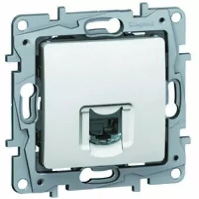 Mcanisme prise RJ45 - blanc - gamme Nilo