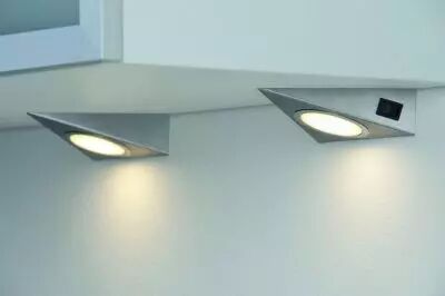 Kit 3 spots led Triangolo Sun - blanc neutre