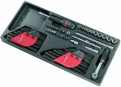 Module XL cliquet  douilles 6 pans 1/4  + accessoires