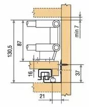 Pièce d'angle pour tablette