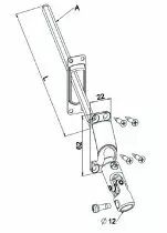 Bloc guide genouillère blanc