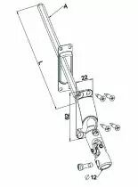 Bloc guide genouillère blanc