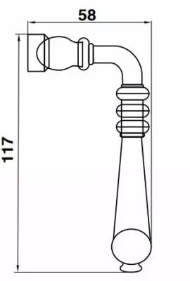 Fausse crmone 44R zamak