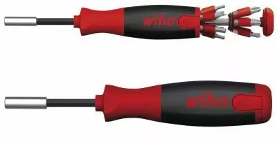 Tournevis porte-embout LiftUp 25 + 12 embouts