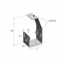 Suspente de fixation pour chemin de câbles OB Click