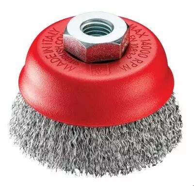 Brosse coupe en fil ondul