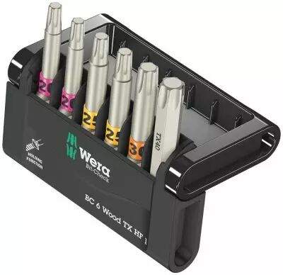 Coffret 6 embouts Torx Wood