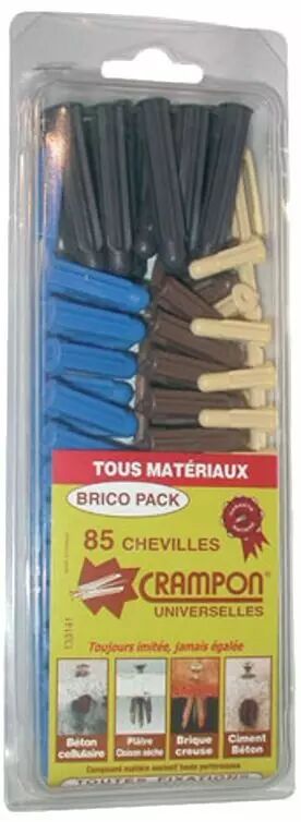 6 Chevilles Ø 10 mm tous matériaux - CRAMPON Universelles