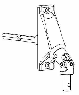 Passe-caisson 90 