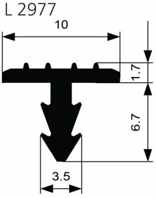 Profil d'escalier  encastrer