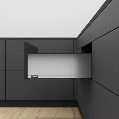 MYLEGRA hauteur C : 177 mm - ext inox bross / int noir carbone mat