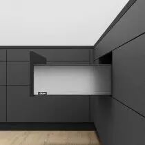 MYLEGRA hauteur C : 177 mm - ext inox brossé / int noir carbone mat
