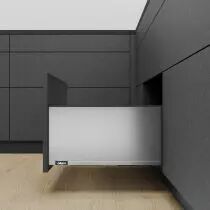 MYLEGRA hauteur F : 241 mm - ext inox brossé / int noir carbone mat
