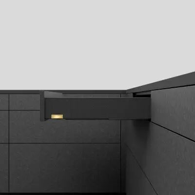 MYLEGRA hauteur M : 90 mm - ext look carbone / int noir carbone mat
