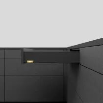 MYLEGRA hauteur M : 90 mm - look carbone intérieur noir carbone mat