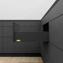 MYLEGRA hauteur K : 128 mm - ext look carbone / int noir carbone mat