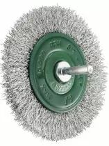 Brosse circulaire sur tige inox