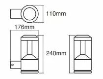 Applique LED Lantern