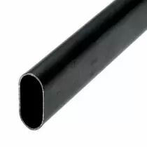 Tube ovale acier - longueur 3 m - laitonné