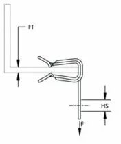 Attache pour poutres IPN/IPE