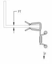 Attache pour poutres IPN/IPE