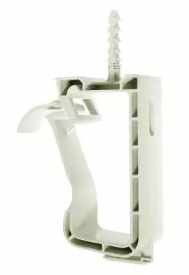 Attache flexible double pour cbles et conduits avec insert