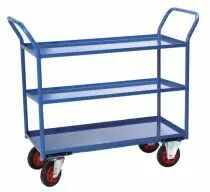 Servante polyvalente 2/3 plateaux tôle - charge 400 kg