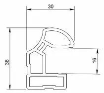 Profil PVC - P610