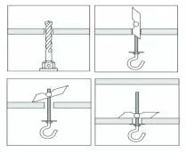 Bascules avec rondelle M6/M8