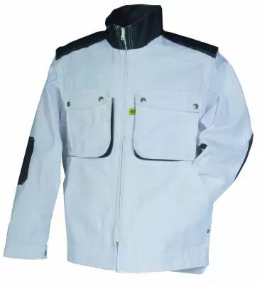 Vtement de peintre blouson blanc / gris