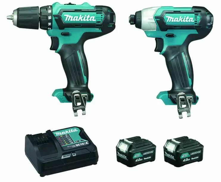 Kit perceuse + visseuse à choc CLX201SMJ 10.8 volts