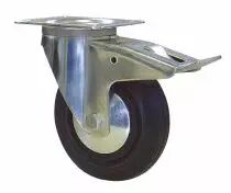 Roulette de manutention roue noire - Port - Roll