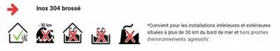 Raccord coud arrondi pour main courante