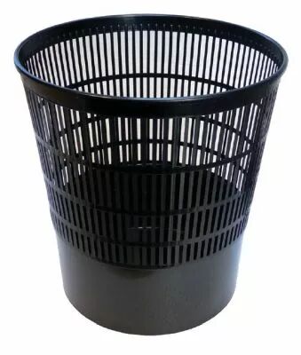 Corbeille en plastique noir 16 L