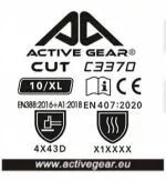 Enduction nitrile mousse Active Cut - classe D