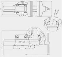 Étau réglable serre-tubes - série 80