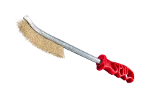 Brosse longue à main convexe acier