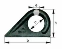 Anneau à souder - levage à 45°