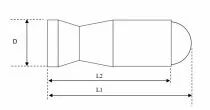 Butoir de porte pour fixation sur plinthe bois et caoutchouc