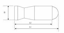 Butoir de porte pour fixation sur plinthe bois et caoutchouc