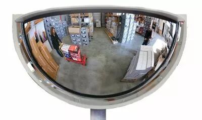 Miroir hmisphrique intrieur/extrieur 180